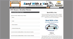 Desktop Screenshot of bandwithavan.com