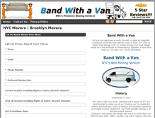 Tablet Screenshot of bandwithavan.com